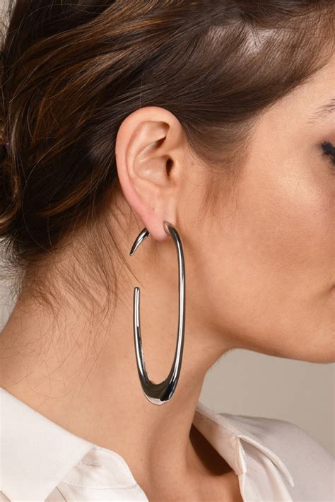 yves saint laurent earring|yves saint laurent hoop earrings.